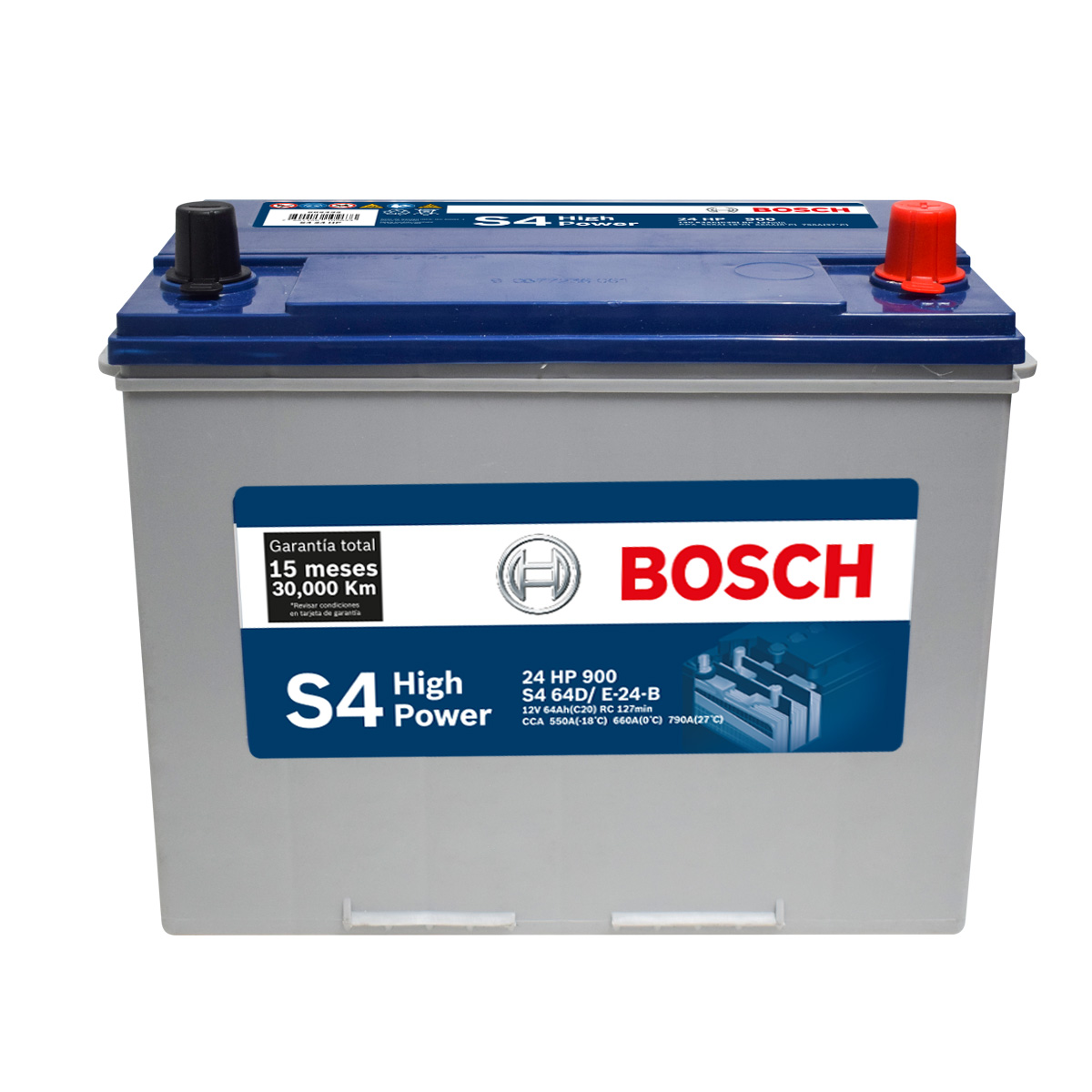 24 HP S4 BOSCH 64Ah Batería 