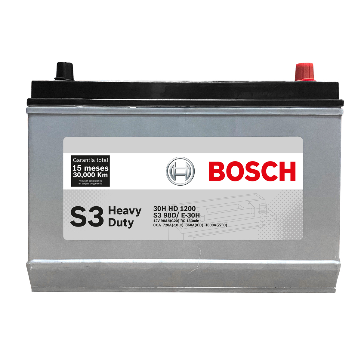 30H HD 1200 S3 98D BOSCH BATERIA 